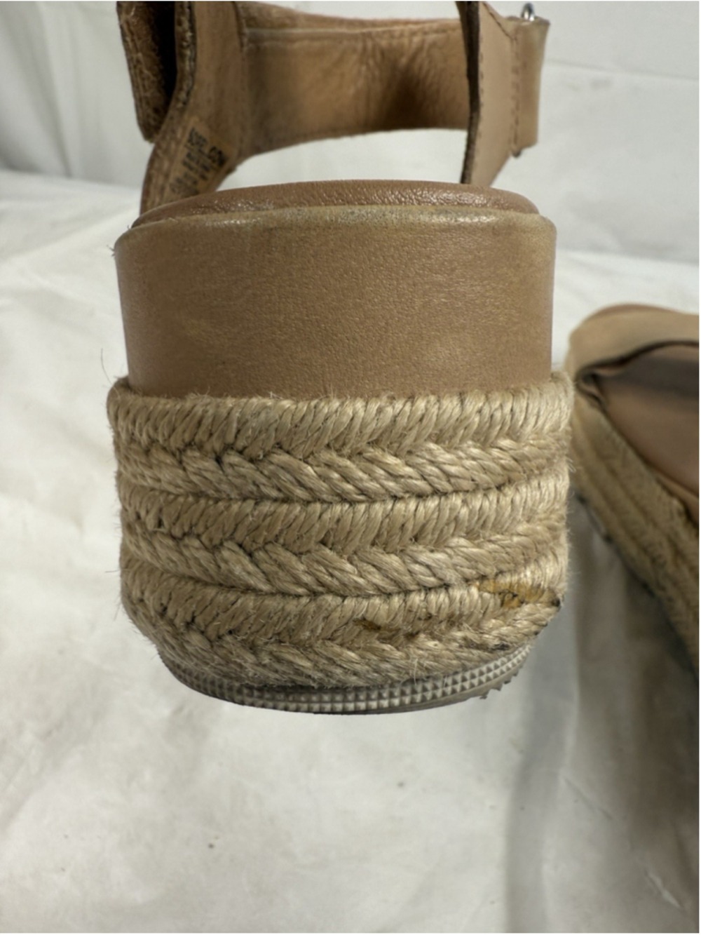 Sorel Cameron Wedge Cork Slingback Sandal Size 7 BEIGE - Picture 12 of 16